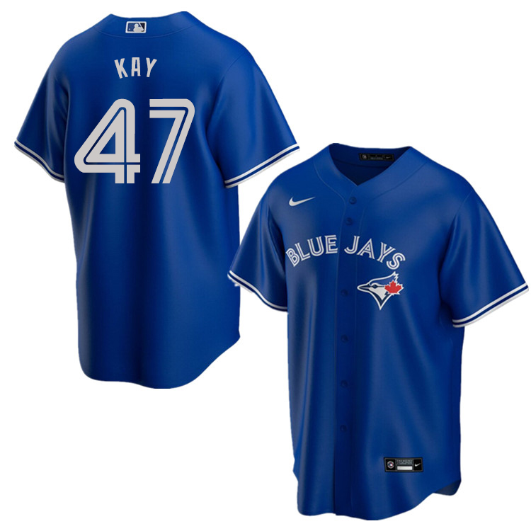 Nike Men #47 Anthony Kay Toronto Blue Jays Baseball Jerseys Sale-Blue